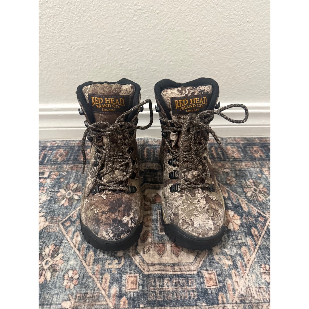 RedHead Youth Camo Hunting Boots 3M Thinsulate Waterproof True Timber Strata 3Y
